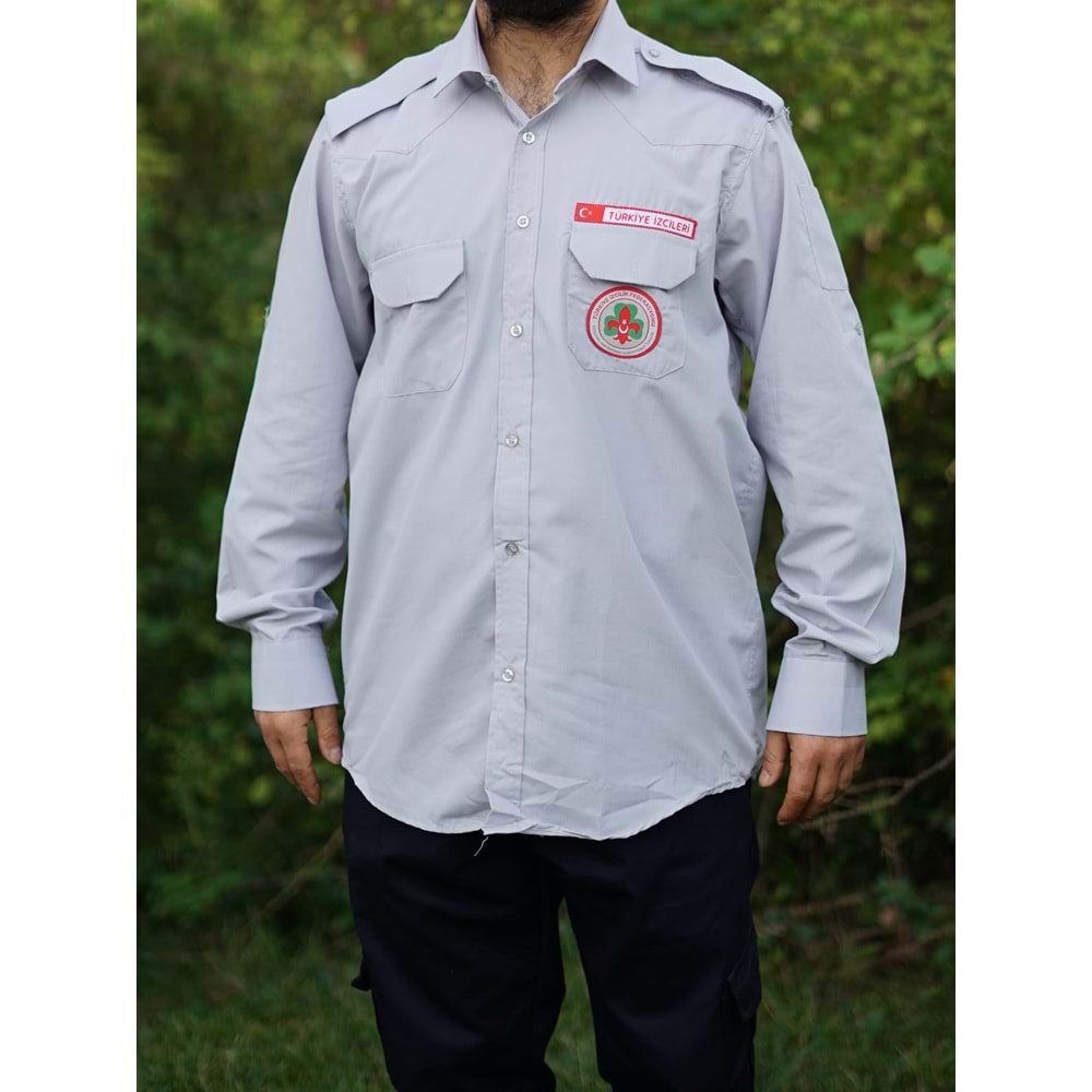 İZCİ GÖMLEĞİ Gri 2XL