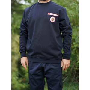 LACİVERT UZUN KOLLU TİŞÖRT - L